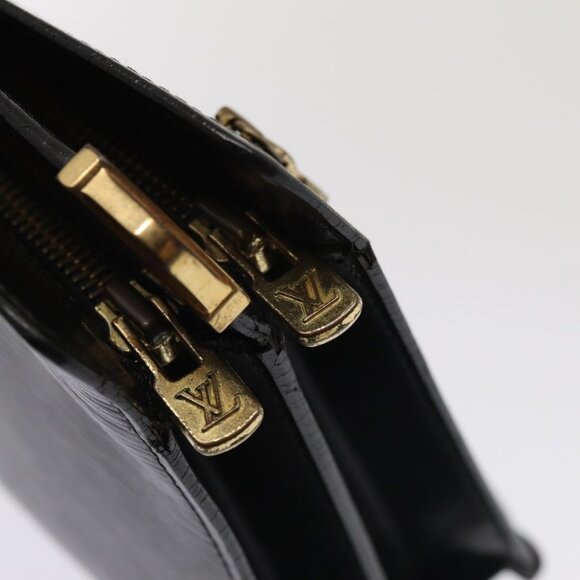 Authentic LOUIS VUITTON Epi Angian Shoulder Bag 2way Black M52112 LV - Picture 15 of 16